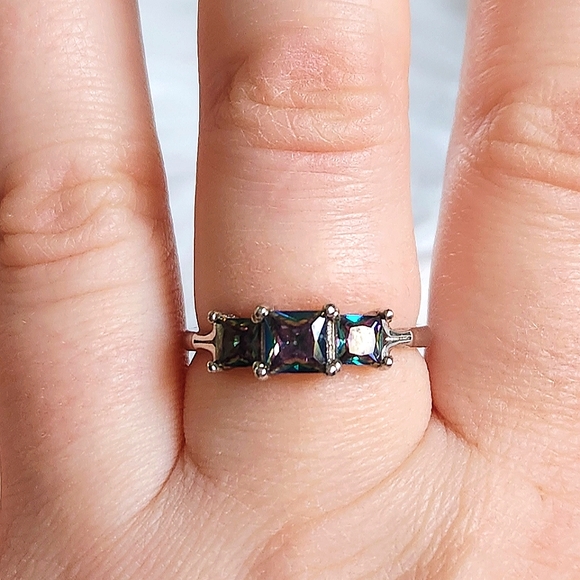NWT Ryze Mystic Crystal .925 Sterling Silver Ring - Size 8.75 - Picture 7 of 9